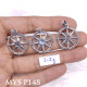 Wholesale 925 Sterling Silver Compass Rose Pendant | Multi Gemstone Nautical Travel Totem Jewelry (MYS P148) Wholesale 925 Sterling Silver Compass Rose Pendant | Multi Gemstone Nautical Travel Totem Jewelry (MYS P148)