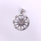 Wholesale 925 Sterling Silver Mariner's Compass Pendant | Multi Gemstone Studded Travel Totem Jewelry (MYS P150) Wholesale 925 Sterling Silver Mariner's Compass Pendant | Multi Gemstone Studded Travel Totem Jewelry (MYS P150)