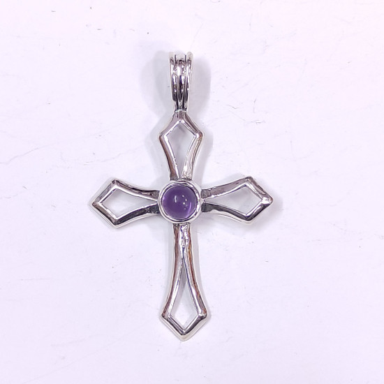 Wholesale 925 Sterling Silver Open Diamond Cross Pendant | Multi Gemstone Minimalist Religious Jewelry (MYS P151) Wholesale 925 Sterling Silver Open Diamond Cross Pendant | Multi Gemstone Minimalist Religious Jewelry (MYS P151)
