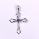 Wholesale 925 Sterling Silver Open Diamond Cross Pendant | Multi Gemstone Minimalist Religious Jewelry (MYS P151) Wholesale 925 Sterling Silver Open Diamond Cross Pendant | Multi Gemstone Minimalist Religious Jewelry (MYS P151)
