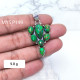 Wholesale 925 Sterling Silver Green Copper Turquoise Vintage Cluster Pendant| MYS P199 Wholesale 925 Sterling Silver Green Copper Turquoise Vintage Cluster Pendant| MYS P199