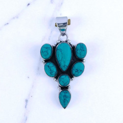 925 Sterling Silver Turquoise Gemstone Pendants Bulk Wholesale Fine Handmade Jewelry |MYS P203 925 Sterling Silver Turquoise Gemstone Pendants Bulk Wholesale Fine Handmade Jewelry |MYS P203