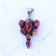 Wholesale Good Quality Pink Oyster Turquoise Gemstone 925 Silver Fine Pendants|MYS P204 Wholesale Good Quality Pink Oyster Turquoise Gemstone 925 Silver Fine Pendants|MYS P204