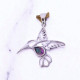 Wholesale 925 Sterling Silver Hummingbird Pendant | Mystic Quartz Nature Jewelry (MYS P207 Wholesale 925 Sterling Silver Hummingbird Pendant | Mystic Quartz Nature Jewelry (MYS P207