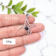 925 Sterling Silver Hummingbird Pendant | Natural Black Onyx Nature Jewelry (MYS P209 925 Sterling Silver Hummingbird Pendant | Natural Black Onyx Nature Jewelry (MYS P209