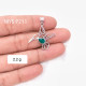 Wholesale 925 Sterling Silver Hummingbird Pendant | Natural Emerald Nature Jewelry (MYS P211) Wholesale 925 Sterling Silver Hummingbird Pendant | Natural Emerald Nature Jewelry (MYS P211)