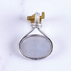 Wholesale 925 Sterling Silver Moonstone Pendant | Oval Wire Wrapped Boho Jewelry (MYS P217) Wholesale 925 Sterling Silver Moonstone Pendant | Oval Wire Wrapped Boho Jewelry (MYS P217)