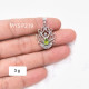 Wholesale 925 Sterling Silver Yoga Goddess Pendant | Natural Peridot Lotus Boho Jewelry (MYS P219) Wholesale 925 Sterling Silver Yoga Goddess Pendant | Natural Peridot Lotus Boho Jewelry (MYS P219)