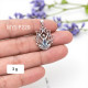 Wholesale 925 Sterling Silver Yoga Goddess Pendant | Natural Blue Topaz Lotus Boho Jewelry (MYS P220) Wholesale 925 Sterling Silver Yoga Goddess Pendant | Natural Blue Topaz Lotus Boho Jewelry (MYS P220)