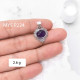 Wholesale 925 Sterling Silver Amethyst Pendant | Vintage Bali Style Boho Jewelry (MYS P224) Wholesale 925 Sterling Silver Amethyst Pendant | Vintage Bali Style Boho Jewelry (MYS P224)