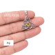 Wholesale 925 Sterling Silver Triquetra Pendant | Natural Citrine Mystic Symbols Jewelry (MYS P228) Wholesale 925 Sterling Silver Triquetra Pendant | Natural Citrine Mystic Symbols Jewelry (MYS P228)