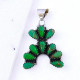 Wholesale 925 Sterling Silver Green Copper Turquoise Pendant | Native Southwestern Style Cluster Jewelry (MYS P236) Wholesale 925 Sterling Silver Green Copper Turquoise Pendant | Native Southwestern Style Cluster Jewelry (MYS P236)