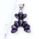Wholesale 925 Sterling SilverViolet Dahlia Turquoise Pendant | Native Southwestern Style Cluster Jewelry (MYS P237) Wholesale 925 Sterling SilverViolet Dahlia Turquoise Pendant | Native Southwestern Style Cluster Jewelry (MYS P237)