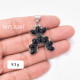 Wholesale 925 Sterling Silver Black Onyx Pendant | Native Southwestern Style Cluster Jewelry (MYS P241) Wholesale 925 Sterling Silver Black Onyx Pendant | Native Southwestern Style Cluster Jewelry (MYS P241)
