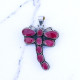 Wholesale Large 925 Sterling Silver Dragonfly Pendant | Natural Ruby Statement Animal Jewelry (MYS P244) Wholesale Large 925 Sterling Silver Dragonfly Pendant | Natural Ruby Statement Animal Jewelry (MYS P244)