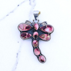 Excellent Quality Handmade Pink Oyster Turquoise Gemstone 925 Sterling Silver Fine Pendants (MYS P246) Excellent Quality Handmade Pink Oyster Turquoise Gemstone 925 Sterling Silver Fine Pendants (MYS P246)