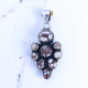 925 Sterling Silver Wild Horse Jasper Gemstone Magnesite Pendant (MYS P259) 925 Sterling Silver Wild Horse Jasper Gemstone Magnesite Pendant (MYS P259)