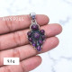 Natural Purple Copper Turquoise Gemstone Pendants 925 Sterling Silver Jewelry (MYS P265) Natural Purple Copper Turquoise Gemstone Pendants 925 Sterling Silver Jewelry (MYS P265)