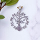 925 Sterling Silver Gemstone Pendant Tree of Life Design Natural Gemstone Charm Pendant (MYS P28) 925 Sterling Silver Gemstone Pendant Tree of Life Design Natural Gemstone Charm Pendant (MYS P28)