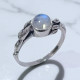 Wholesale Multi-Gemstone 925 Silver Delicate Vine Bypass Rings | MYS SR204 Wholesale Multi-Gemstone 925 Silver Delicate Vine Bypass Rings | MYS SR204