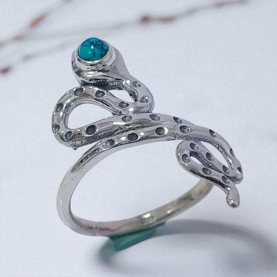 Wholesale Multi-Gemstone 925 Silver Textured Snake Bypass Rings | MYS SR205 Wholesale Multi-Gemstone 925 Silver Textured Snake Bypass Rings | MYS SR205