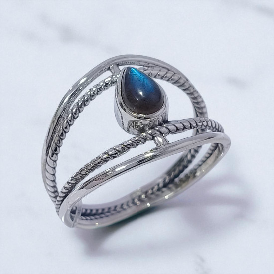 Wholesale Teardrop 925 Silver Multi-Wire Open Cage Rings | MYS SR209 Wholesale Teardrop 925 Silver Multi-Wire Open Cage Rings | MYS SR209