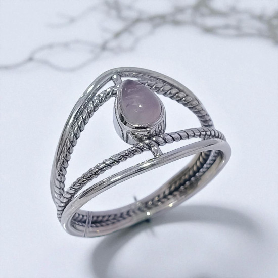 Wholesale Teardrop 925 Silver Multi-Wire Open Cage Rings | MYS SR209 Wholesale Teardrop 925 Silver Multi-Wire Open Cage Rings | MYS SR209