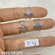 Wholesale Teardrop 925 Silver Multi-Wire Open Cage Rings | MYS SR209 Wholesale Teardrop 925 Silver Multi-Wire Open Cage Rings | MYS SR209
