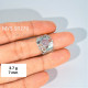 Wholesale 925 Sterling Silver Rose Quartz Textured Wave Ring | MYS SR279 | 3.7g Wholesale 925 Sterling Silver Rose Quartz Textured Wave Ring | MYS SR279 | 3.7g