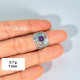 Wholesale 925 Sterling Silver Amethyst Textured Wave Ring | MYS SR280 | 3.7g Wholesale 925 Sterling Silver Amethyst Textured Wave Ring | MYS SR280 | 3.7g