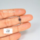 Wholesale 925 Sterling Silver Garnet Dainty Crown Stacking Ring | MYS SR289 | 1.6g Wholesale 925 Sterling Silver Garnet Dainty Crown Stacking Ring | MYS SR289 | 1.6g