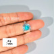 Wholesale 925 Sterling Silver Turquoise Round Shield Ring | MYS SR291 | 3g Wholesale 925 Sterling Silver Turquoise Round Shield Ring | MYS SR291 | 3g