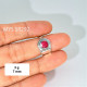 Wholesale 925 Sterling Silver Ruby Round Shield Ring | MYS SR292 | 3g Wholesale 925 Sterling Silver Ruby Round Shield Ring | MYS SR292 | 3g