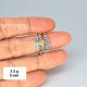 Wholesale 925 Sterling Silver Citrine Hammered Multi-Layer Wrap Ring | MYS SR295 | 3.5g Wholesale 925 Sterling Silver Citrine Hammered Multi-Layer Wrap Ring | MYS SR295 | 3.5g