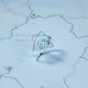 Wholesale 925 Sterling Silver Blue Topaz Anahata Heart Chakra Ring | MYS SR298 | 1.9g Wholesale 925 Sterling Silver Blue Topaz Anahata Heart Chakra Ring | MYS SR298 | 1.9g