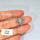 Wholesale 925 Sterling Silver Citrine Vintage Ornate Filigree Flower Ring | MYS SR306 | 2.7g Wholesale 925 Sterling Silver Citrine Vintage Ornate Filigree Flower Ring | MYS SR306 | 2.7g