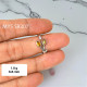 Wholesale 925 Sterling Silver Citrine Marquise Olive Branch Bypass Ring MYS SR307 | 1.8 g Wholesale 925 Sterling Silver Citrine Marquise Olive Branch Bypass Ring MYS SR307 | 1.8 g