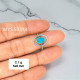Wholesale 925 Sterling Silver Turquoise Geometric Oval Halo Ring | MYS SR313 Wholesale 925 Sterling Silver Turquoise Geometric Oval Halo Ring | MYS SR313