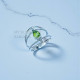 Wholesale 925 Sterling Silver Peridot Pear Multi-Band Cage Ring.| MYS SR316 Wholesale 925 Sterling Silver Peridot Pear Multi-Band Cage Ring.| MYS SR316