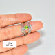 Wholesale 925 Sterling Silver Peridot Pear Multi-Band Cage Ring.| MYS SR316 Wholesale 925 Sterling Silver Peridot Pear Multi-Band Cage Ring.| MYS SR316