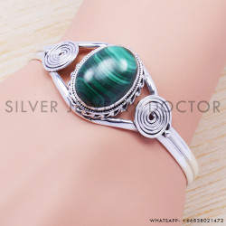 Larimar 925 Sterling Silver Ring (SJWB-10)
