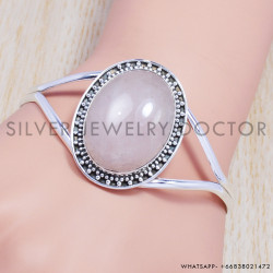 Amethyst 925 Sterling Silver Bangles (SJWB-106)