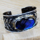 Labradorite 925 Sterling Silver Bangles (SJWB-128) Labradorite 925 Sterling Silver Bangles (SJWB-128)