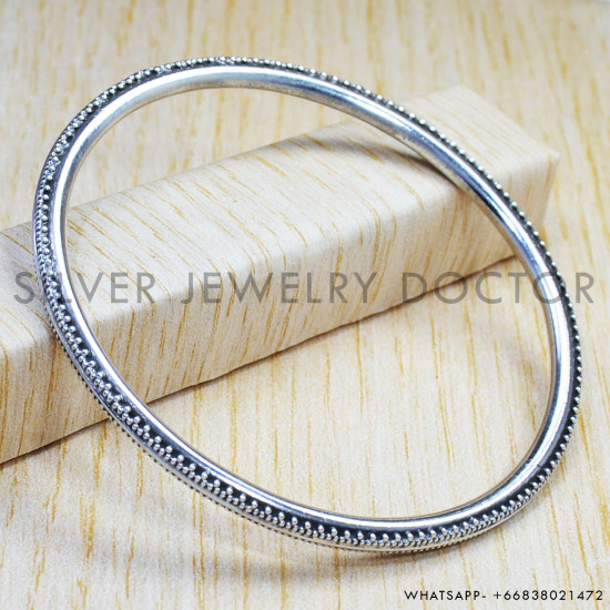 925 Sterling Silver Bangles (SJWB-132) 925 Sterling Silver Bangles (SJWB-132)