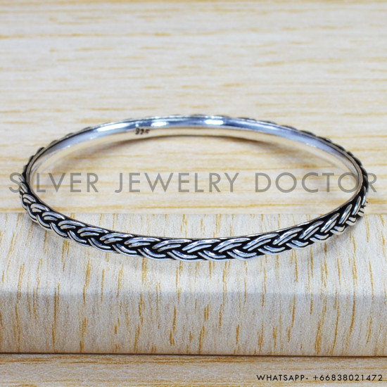 925 Sterling Silver Bangles (SJWB-137) 925 Sterling Silver Bangles (SJWB-137)