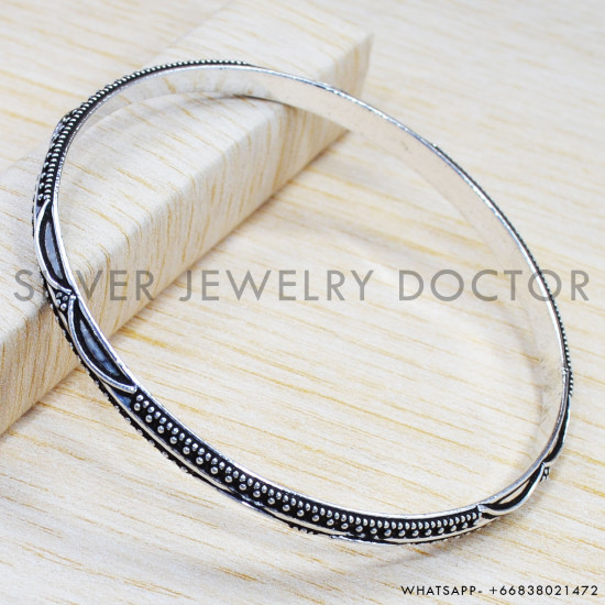 925 Sterling Silver Bangles (SJWB-139) 925 Sterling Silver Bangles (SJWB-139)