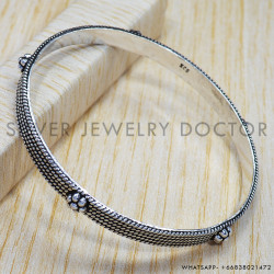 925 Sterling Silver Bangles (SJWB-142)