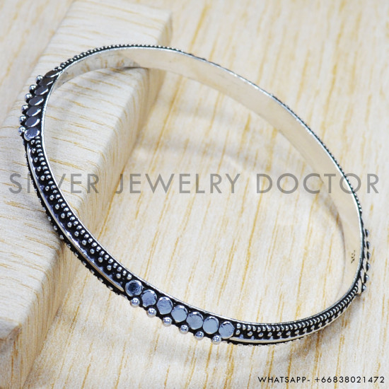 925 Sterling Silver Bangles (SJWB-145) 925 Sterling Silver Bangles (SJWB-145)