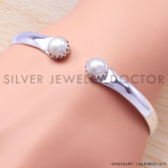 Golden Rutile 925 Sterling Silver Bangles (SJWB-15) Golden Rutile 925 Sterling Silver Bangles (SJWB-15)