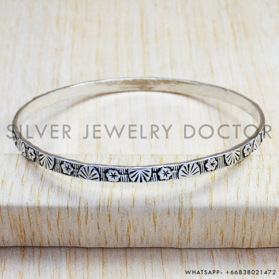 925 Sterling Silver Bangles (SJWB-154) 925 Sterling Silver Bangles (SJWB-154)